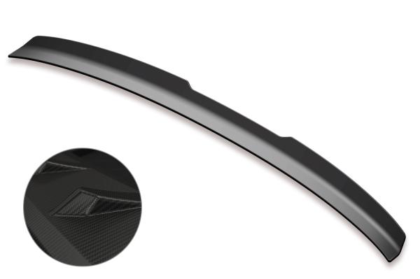 CSR Heckspoiler | Heckflügel mit ABE für VW Polo V (Typ 6R, 6C) HF614-M Carbon Look matt strukturiert (keine Lackierung erforderlich)
