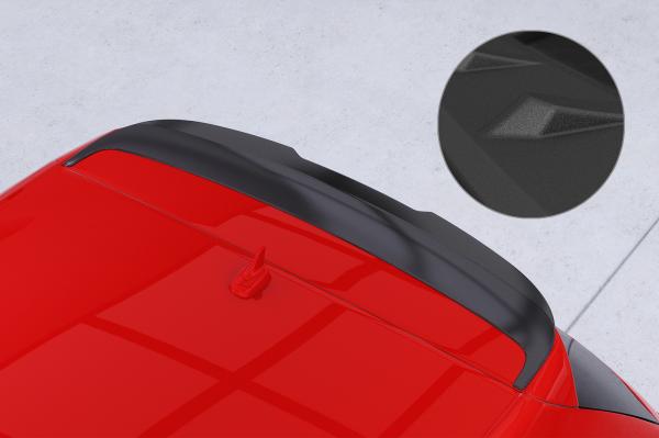 CSR Heckspoiler | Heckflügel mit ABE für VW Polo V (Typ 6R) GTI / R-Line HF615-S Strukturiert schwarz matt (keine Lackierung erforderlich)