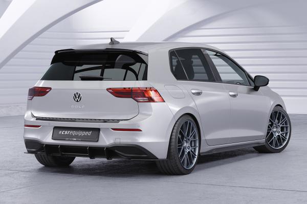 CSR Heckspoiler | Heckflügel mit ABE für VW Golf 8 HF616-C Carbon Look glänzend (keine Lackierung erforderlich)