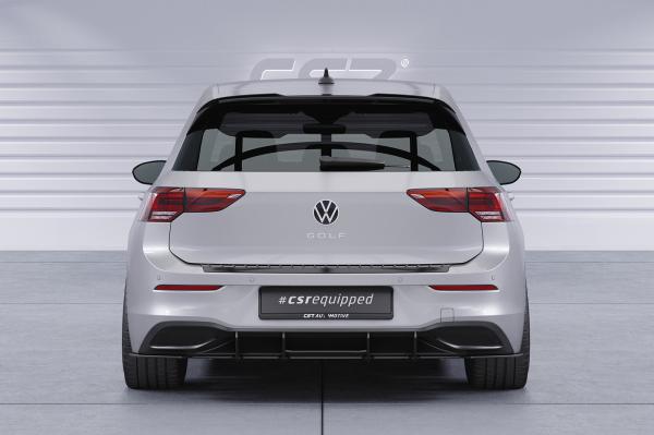 CSR Heckspoiler | Heckflügel mit ABE für VW Golf 8 HF616-C Carbon Look glänzend (keine Lackierung erforderlich)