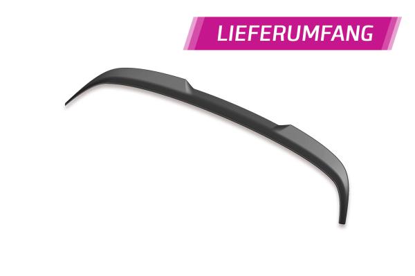 CSR Heckspoiler | Heckflügel mit ABE für VW Golf 8 HF616-C Carbon Look glänzend (keine Lackierung erforderlich)