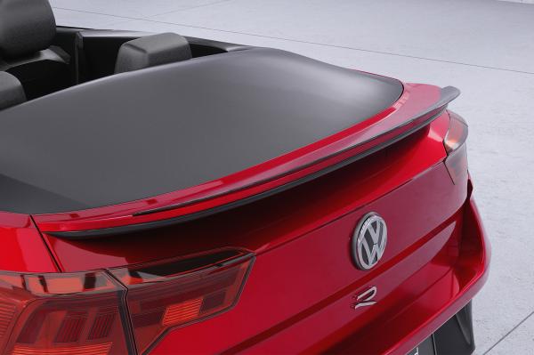 CSR Heckspoiler | Heckflügel mit ABE für VW T-Roc (Typ A1) Cabrio HF619-M Carbon Look matt strukturiert (keine Lackierung erforderlich)