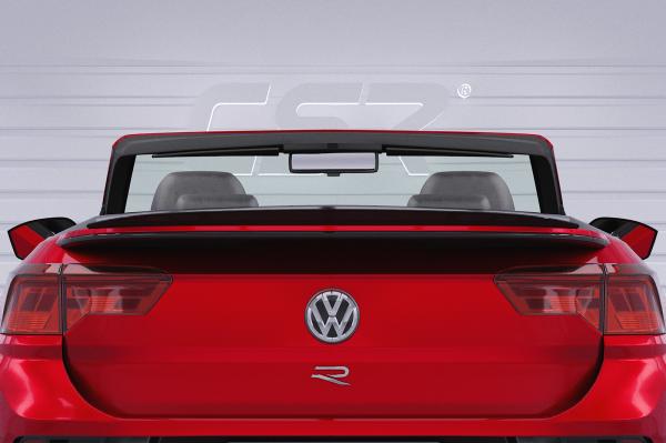 CSR Heckspoiler | Heckflügel mit ABE für VW T-Roc (Typ A1) Cabrio HF619-M Carbon Look matt strukturiert (keine Lackierung erforderlich)