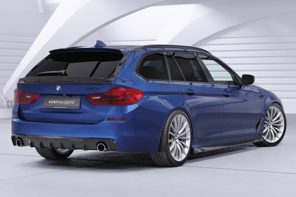 CSR Heckspoiler | Heckflügel mit ABE für BMW 5er G31 HF624-C Carbon Look Hochglanz (keine Lackierung erforderlich)