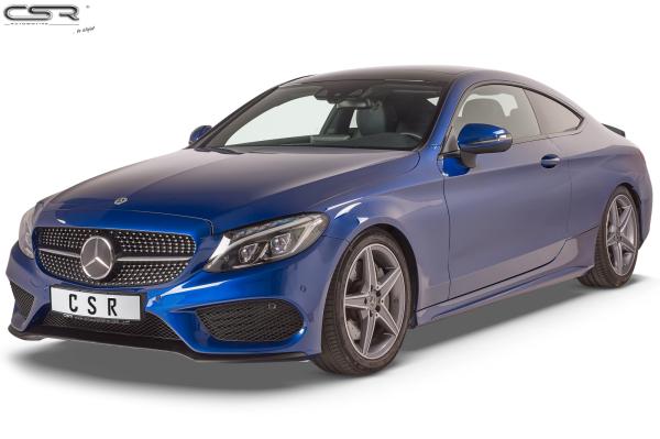 CSR Heckspoiler | Heckflügel mit ABE für Mercedes-Benz C-Klasse C205 HF631-M Carbon Look matt strukturiert (keine Lackierung erforderlich)