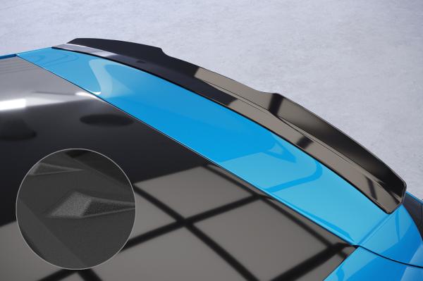 CSR Heckspoiler | Heckflügel mit ABE für Seat Leon 3 (Typ 5F) HF632-S Strukturiert schwarz matt (keine Lackierung erforderlich)