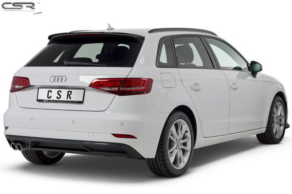 CSR Heckspoiler | Heckflügel mit ABE für Audi A3 8V Sportback HF633-S schwarz matt strukturiert (keine Lackierung erforderlich)