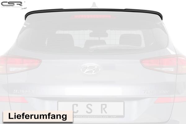CSR Heckspoiler | Heckflügel mit ABE für Hyundai Tucson (TL) HF645-S schwarz matt strukturiert (keine Lackierung erforderlich)