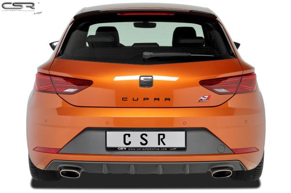 CSR Heckspoiler | Heckflügel mit ABE für Seat Leon 3 (Typ 5F) Cupra HF646-L Lackierung erforderlich (unlackiert)
