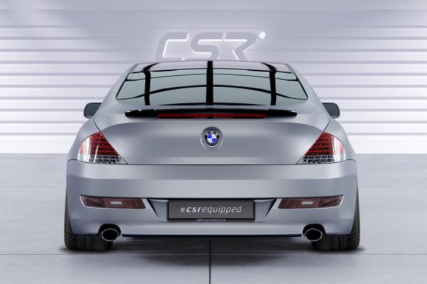 CSR Heckspoiler | Heckflügel mit ABE für BMW 6er E63/E64 HF649-G Glossy schwarz Hochglanz (keine Lackierung erforderlich)