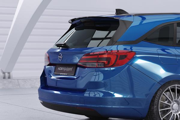 CSR Heckspoiler | Heckflügel mit ABE für Opel Astra K Sports Tourer HF654-L schwarz matt (Lackierung erforderlich)