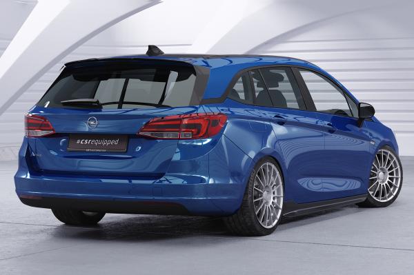 CSR Heckspoiler | Heckflügel mit ABE für Opel Astra K Sports Tourer HF654-L schwarz matt (Lackierung erforderlich)