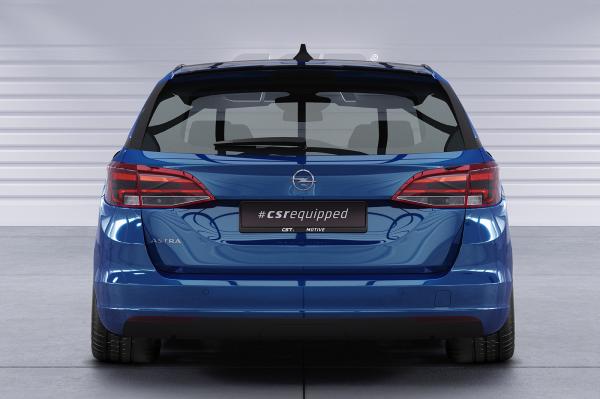 CSR Heckspoiler | Heckflügel mit ABE für Opel Astra K Sports Tourer HF654-L schwarz matt (Lackierung erforderlich)