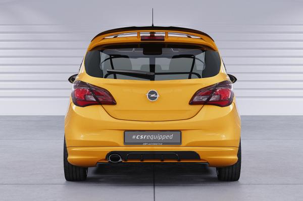 CSR Heckspoiler | Heckflügel mit ABE für Opel Corsa E OPC HF662-C Carbon Look Hochglanz (keine Lackierung erforderlich)