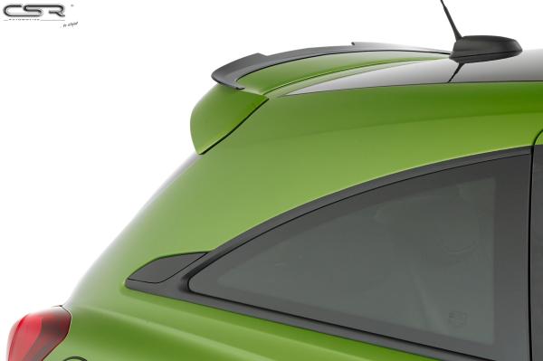 CSR Heckspoiler | Heckflügel mit ABE für Opel Corsa E OPC-Line HF663-G Glossy schwarz Hochglanz (keine Lackierung erforderlich)