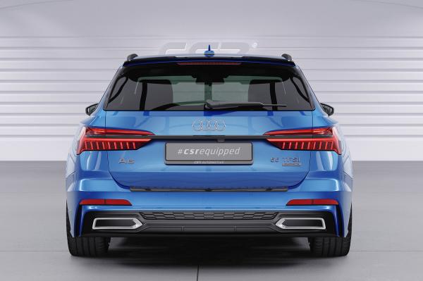 CSR Heckspoiler | Heckflügel mit ABE für Audi A6 C8 (Typ 4K/F2) Avant HF664-M Carbon Look matt strukturiert (keine Lackierung erforderlich)