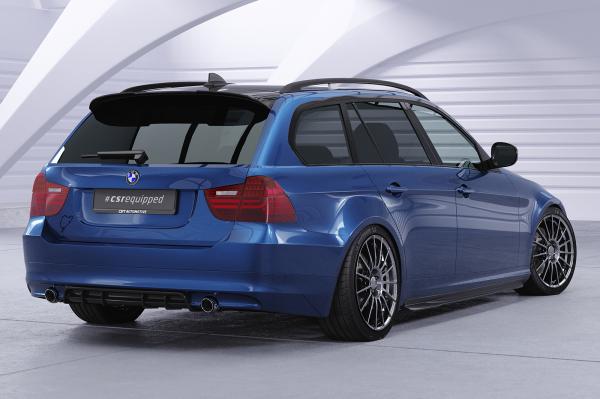 CSR Heckspoiler | Heckflügel mit ABE für BMW 3er E91 HF667-L Lackierung erforderlich (schwarz matt)