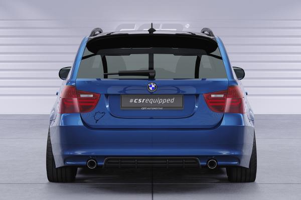 CSR Heckspoiler | Heckflügel mit ABE für BMW 3er E91 HF667-L Lackierung erforderlich (schwarz matt)