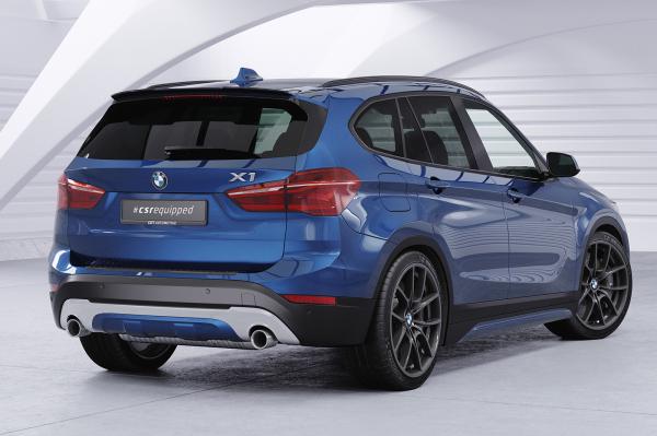 CSR Heckspoiler | Heckflügel mit ABE für BMW X1 F48 HF668-C Carbon Look Hochglanz (keine Lackierung erforderlich)