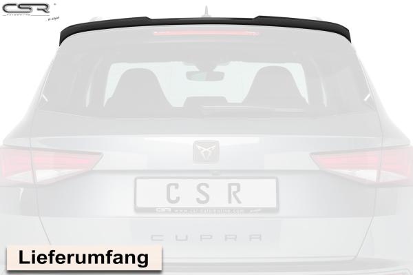 CSR Heckspoiler | Heckflügel mit ABE für Cupra Ateca HF669-C Carbon Look glänzend (keine Lackierung erforderlich)