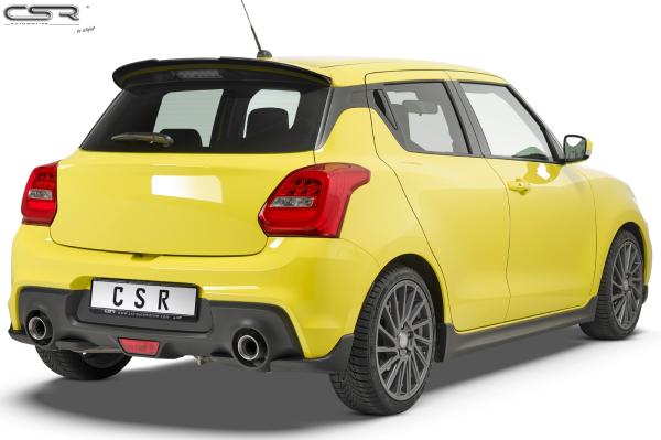 CSR Heckspoiler | Heckflügel mit ABE für Suzuki Swift 6 (RZ/AZ) Sport HF670-S Strukturiert schwarz matt (keine Lackierung erforderlich)