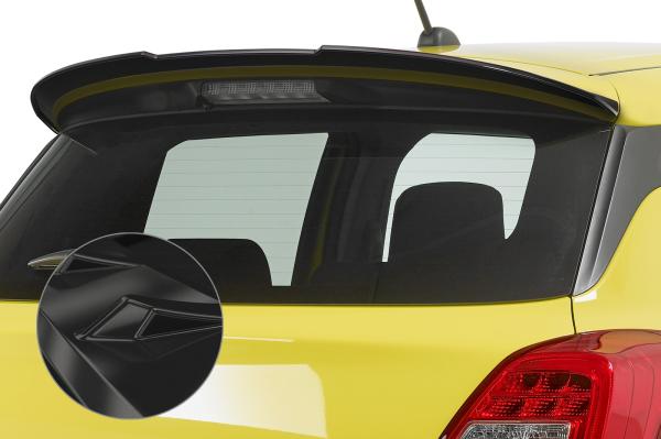 CSR Heckspoiler | Heckflügel mit ABE für Suzuki Swift 6 (RZ/AZ) Sport HF670-G Glossy schwarz glänzend (keine Lackierung erforderlich)
