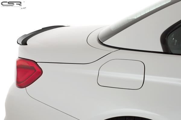 CSR Heckspoiler | Heckflügel mit ABE für BMW 4er F33 / M4 F83 Cabrio HF673-S Strukturiert schwarz matt (keine Lackierung erforderlich)