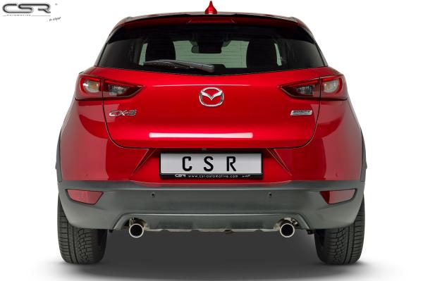 CSR Heckspoiler | Heckflügel mit ABE für Mazda CX-3 HF678-S Strukturiert schwarz matt (keine Lackierung erforderlich)