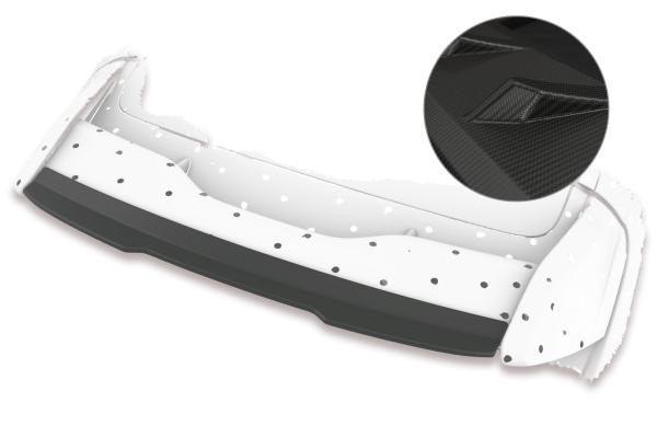 CSR Heckspoiler | Heckflügel mit ABE für Ford Focus MK3 RS HF679-M Carbon Look matt strukturiert (keine Lackierung erforderlich)