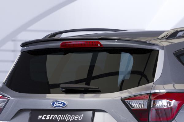 CSR Heckspoiler | Heckflügel mit ABE für Ford Kuga 2. Generation HF681-C Carbon Look Hochglanz (keine Lackierung erforderlich)