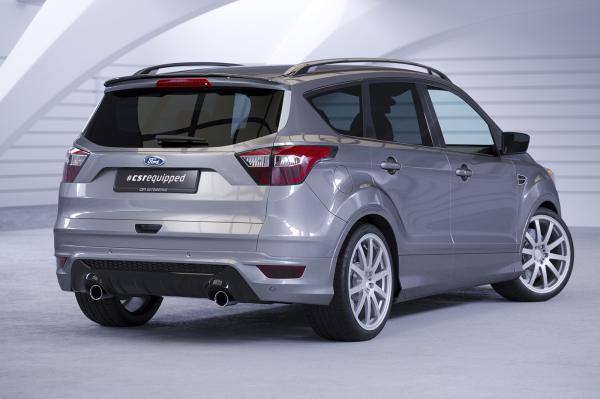 CSR Heckspoiler | Heckflügel mit ABE für Ford Kuga 2. Generation HF681-C Carbon Look Hochglanz (keine Lackierung erforderlich)