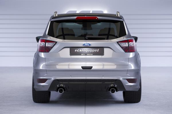CSR Heckspoiler | Heckflügel mit ABE für Ford Kuga 2. Generation HF681-C Carbon Look Hochglanz (keine Lackierung erforderlich)