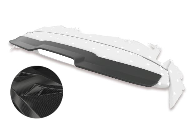 CSR Heckspoiler | Heckflügel mit ABE für Renault Megane III Grandtour HF687-C Carbon Look Hochglanz (keine Lackierung erforderlich)