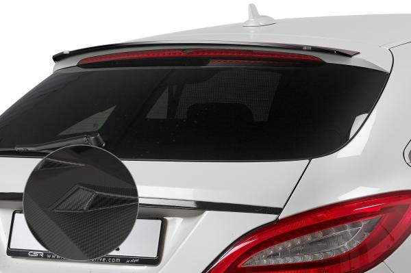 CSR Heckspoiler | Heckflügel mit ABE für Mercedes-Benz CLS X218 AMG-Line HF688-M Carbon Look matt strukturiert (keine Lackierung erforderlich)