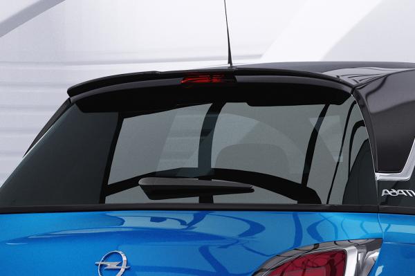 CSR Heckspoiler | Heckflügel mit ABE für Opel Adam HF689-L schwarz matt (Lackierung erforderlich)