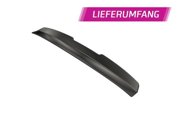 CSR Heckspoiler | Heckflügel mit ABE für Opel Adam HF689-L schwarz matt (Lackierung erforderlich)