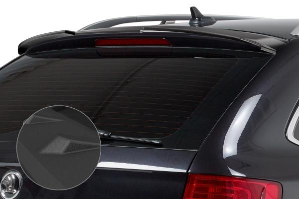 CSR Heckspoiler | Heckflügel mit ABE für Skoda Superb II (Typ 3T) Kombi HF691-S schwarz matt strukturiert (keine Lackierung erforderlich)