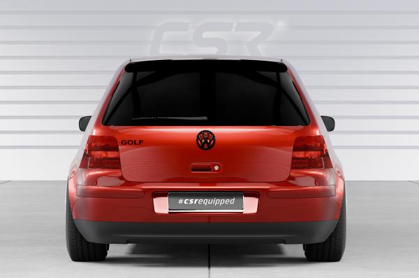 CSR Heckspoiler | Heckflügel mit ABE für VW Golf 4 (Typ 1J) HF692-G Glossy schwarz glänzend (keine Lackierung erforderlich)