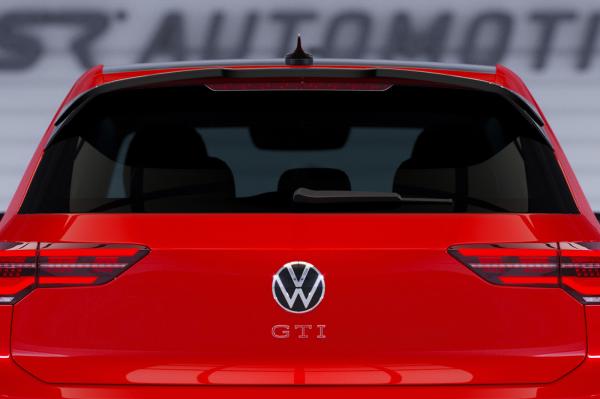 CSR Heckspoiler | Heckflügel mit ABE für VW Golf 8 GTI, GTD, R HF694-G Glossy schwarz glänzend (keine Lackierung erforderlich)