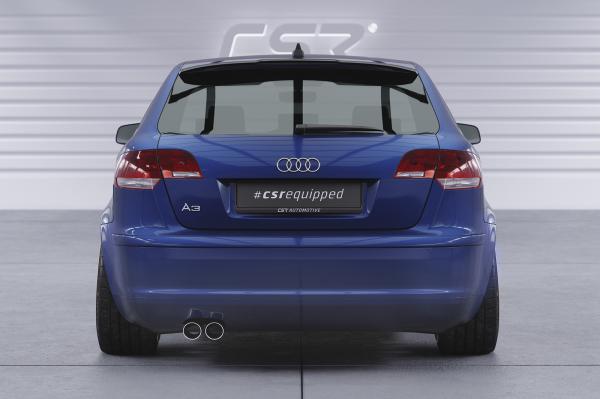 CSR Heckspoiler | Heckflügel mit ABE für Audi A3 8PA HF696-L schwarz matt (Lackierung erforderlich)
