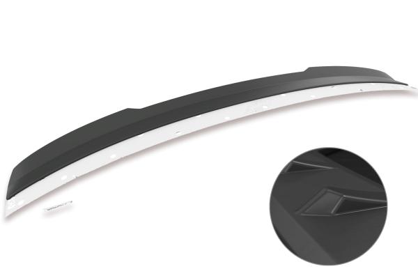 CSR Heckspoiler | Heckflügel mit ABE für Audi A6 C6 Typ 4F Avant HF697-L schwarz matt (Lackierung erforderlich)