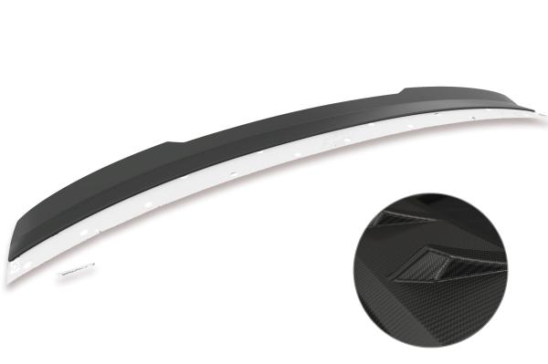 CSR Heckspoiler | Heckflügel mit ABE für Audi A6 C6 Typ 4F Avant HF697-M Carbon Look matt strukturiert (keine Lackierung erforderlich)