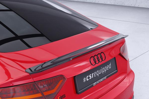 CSR Heckspoiler | Heckflügel mit ABE für Audi A5 / S5 8T Sportback HF701-S schwarz matt strukturiert (keine Lackierung erforderlich)