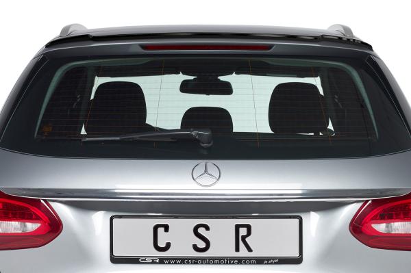 CSR Heckspoiler | Heckflügel mit ABE für Mercedes-Benz C-Klasse S205 T-Modell HF710-S schwarz matt strukturiert (keine Lackierung erforderlich)