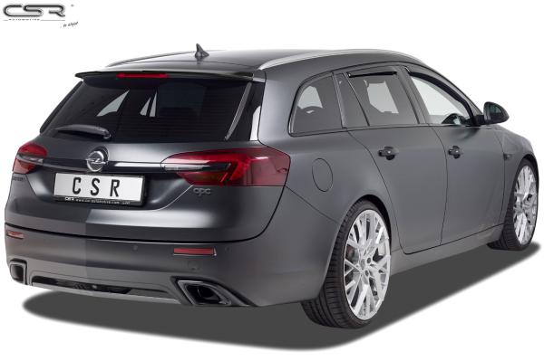 CSR Heckspoiler | Heckflügel mit ABE für Opel Insignia A Sports Tourer HF712-M Carbon Look matt strukturiert (keine Lackierung erforderlich)