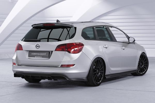 CSR Heckspoiler | Heckflügel mit ABE für Opel Astra J Sports Tourer HF715-L schwarz matt (Lackierung erforderlich)