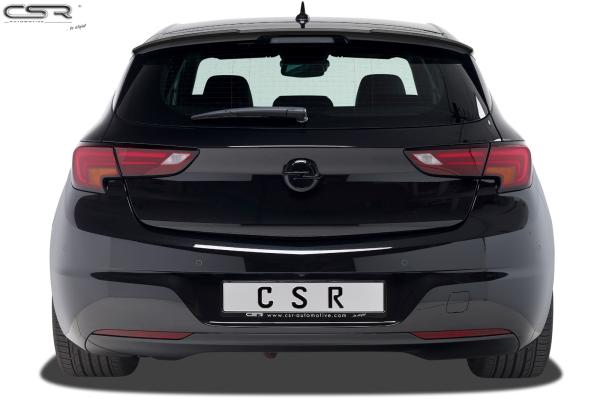 CSR Heckspoiler | Heckflügel mit ABE für Opel Astra K Schrägheck HF716-L schwarz matt (Lackierung erforderlich)