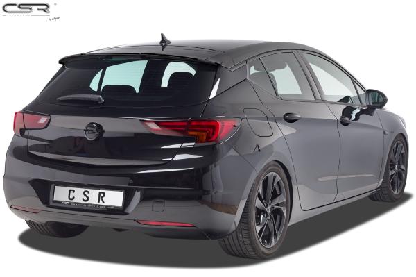 CSR Heckspoiler | Heckflügel mit ABE für Opel Astra K Schrägheck HF716-L schwarz matt (Lackierung erforderlich)