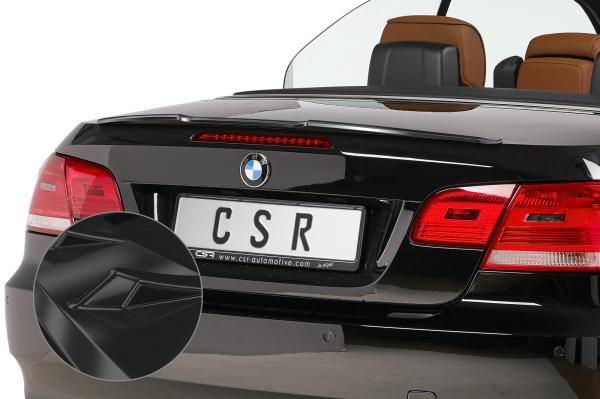 CSR Heckspoiler | Heckflügel mit ABE für BMW 3er E93 Cabrio HF726-G Glossy schwarz glänzend (keine Lackierung erforderlich)