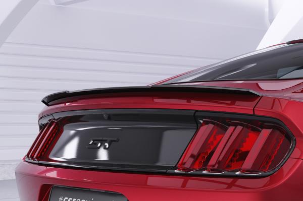 CSR Heckspoiler | Heckflügel mit ABE für Ford Mustang VI HF727-G Glossy schwarz Hochglanz (keine Lackierung erforderlich)